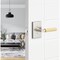 Sure-Loc Hardware Sure-Loc Hardware Levanto Privacy Rosette, Nickel, Knurled Grip in Satin Brass LV102 NI GRIP-KN SB - alternate 3